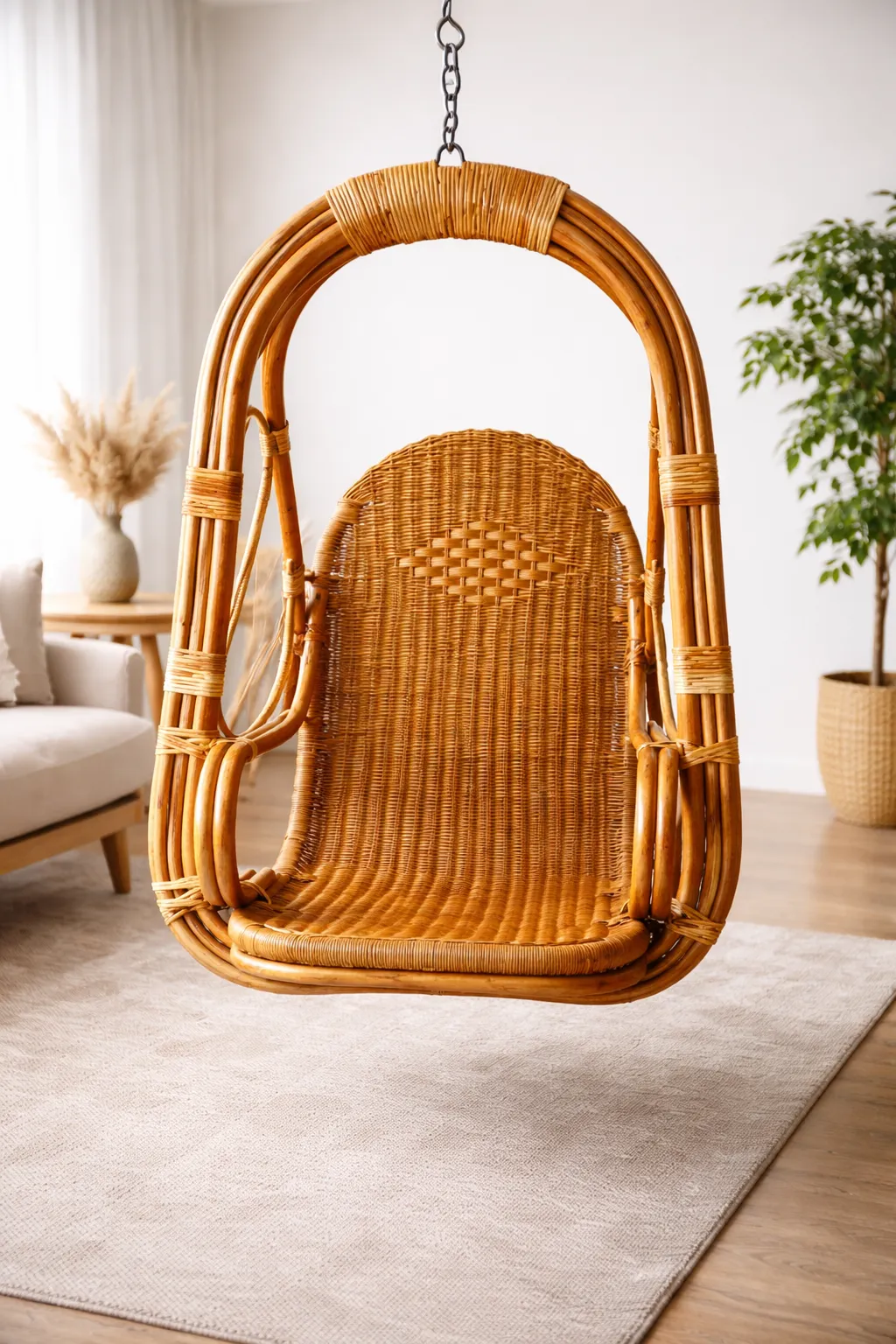 Artisan Cane Swing & Lounge Chair