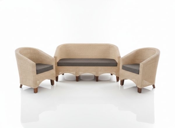 Wingback Cane Sofa