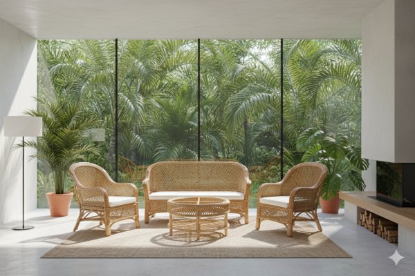 Venki Cane Sofa