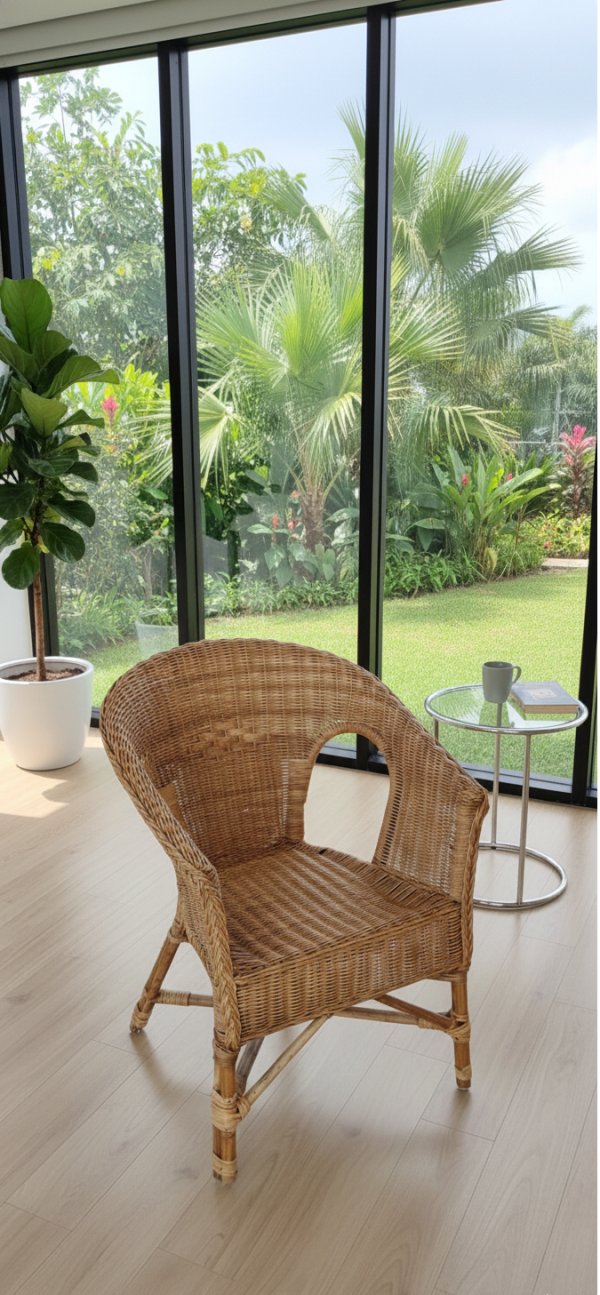 Cane Aura Chair