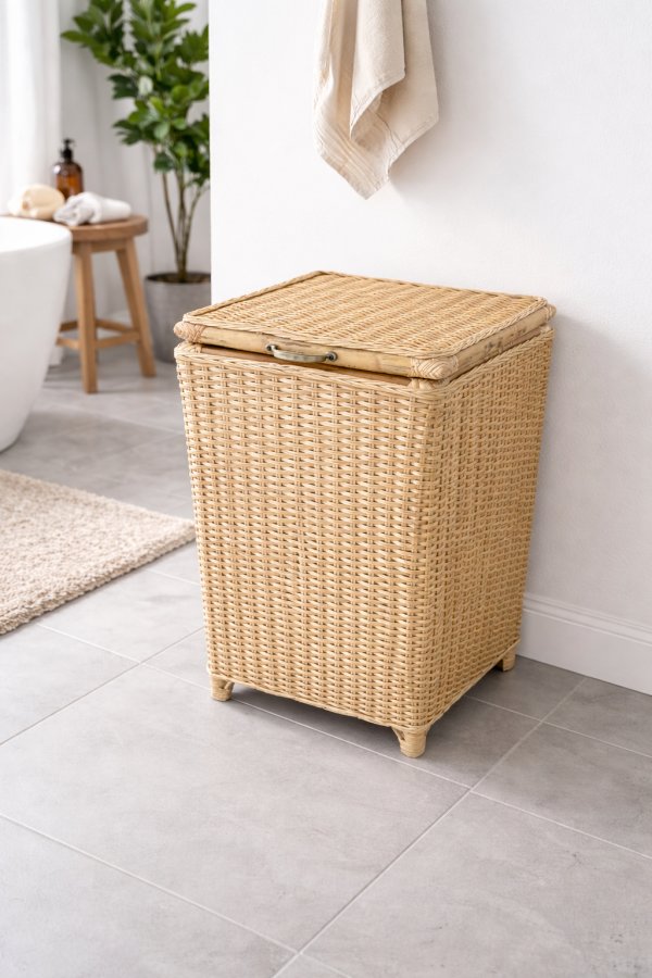 Cane Laundry Basket